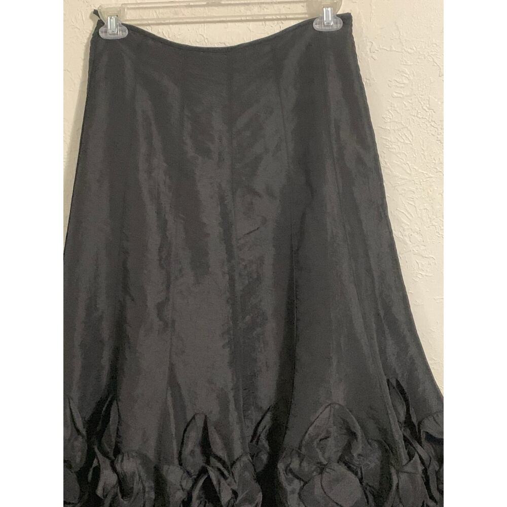 Km collection milla bell black floral skirt 8 - Picture 9 of 9